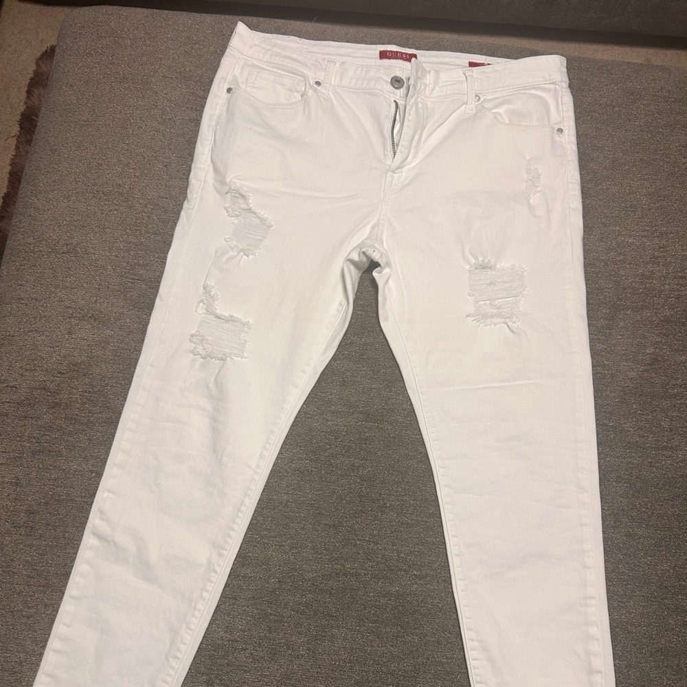 Guess White Denim Jeans